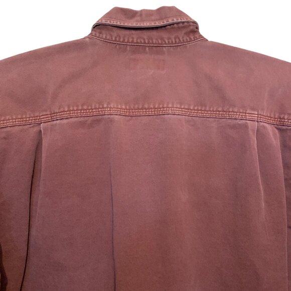 Carhartt Mens Lot of 2 Shirts Original Fit Button-Up Long Sleeve Size M Navy Red - Picture 11 of 16